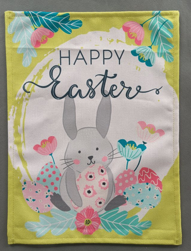 Custom Digital Print Easter Rabbit Table Mat Used for Easter