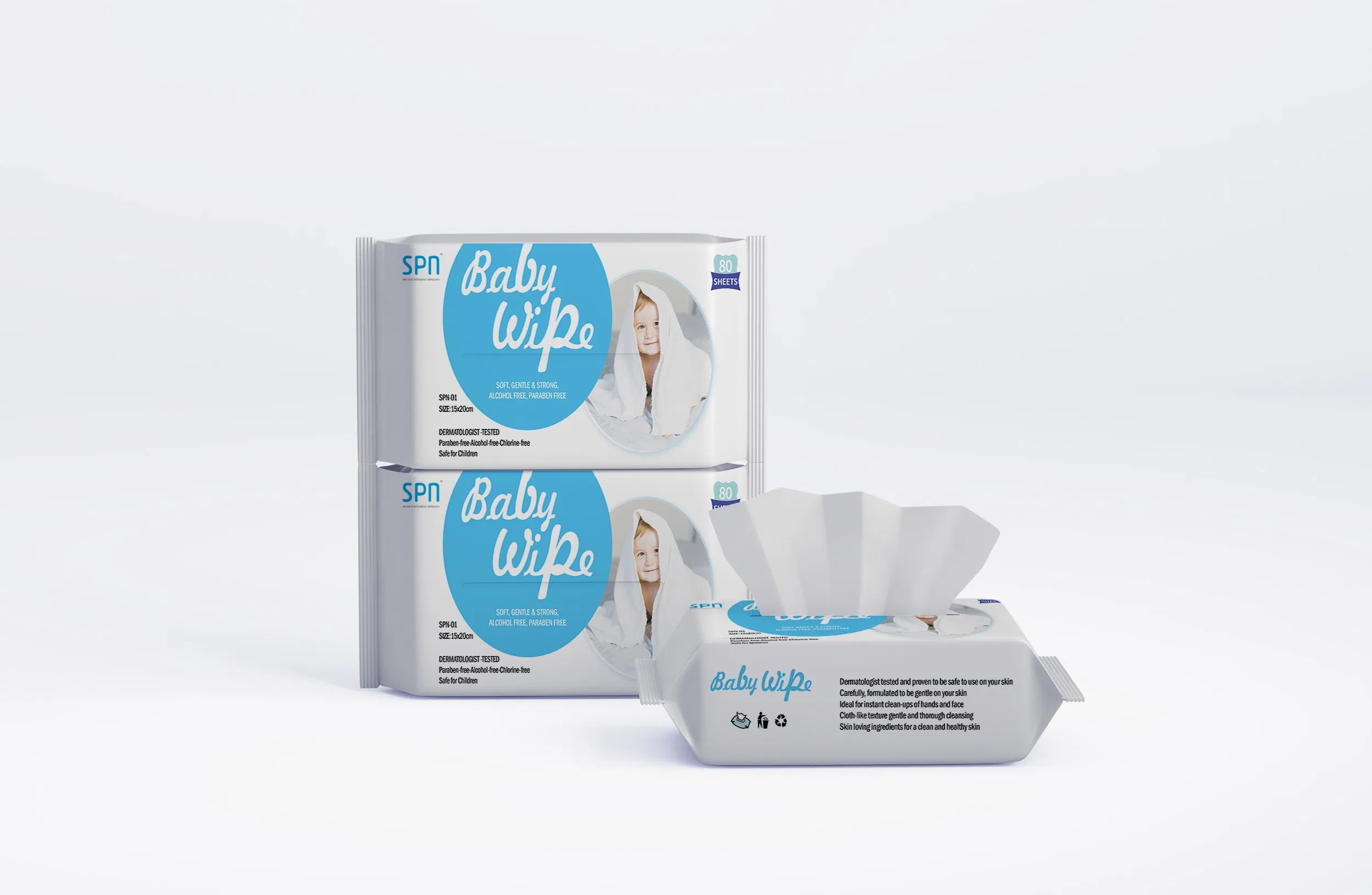 Spunlace Nonwovens, Bamboo, Woodplup Cleaning OEM Wet Napkin Clean Towel