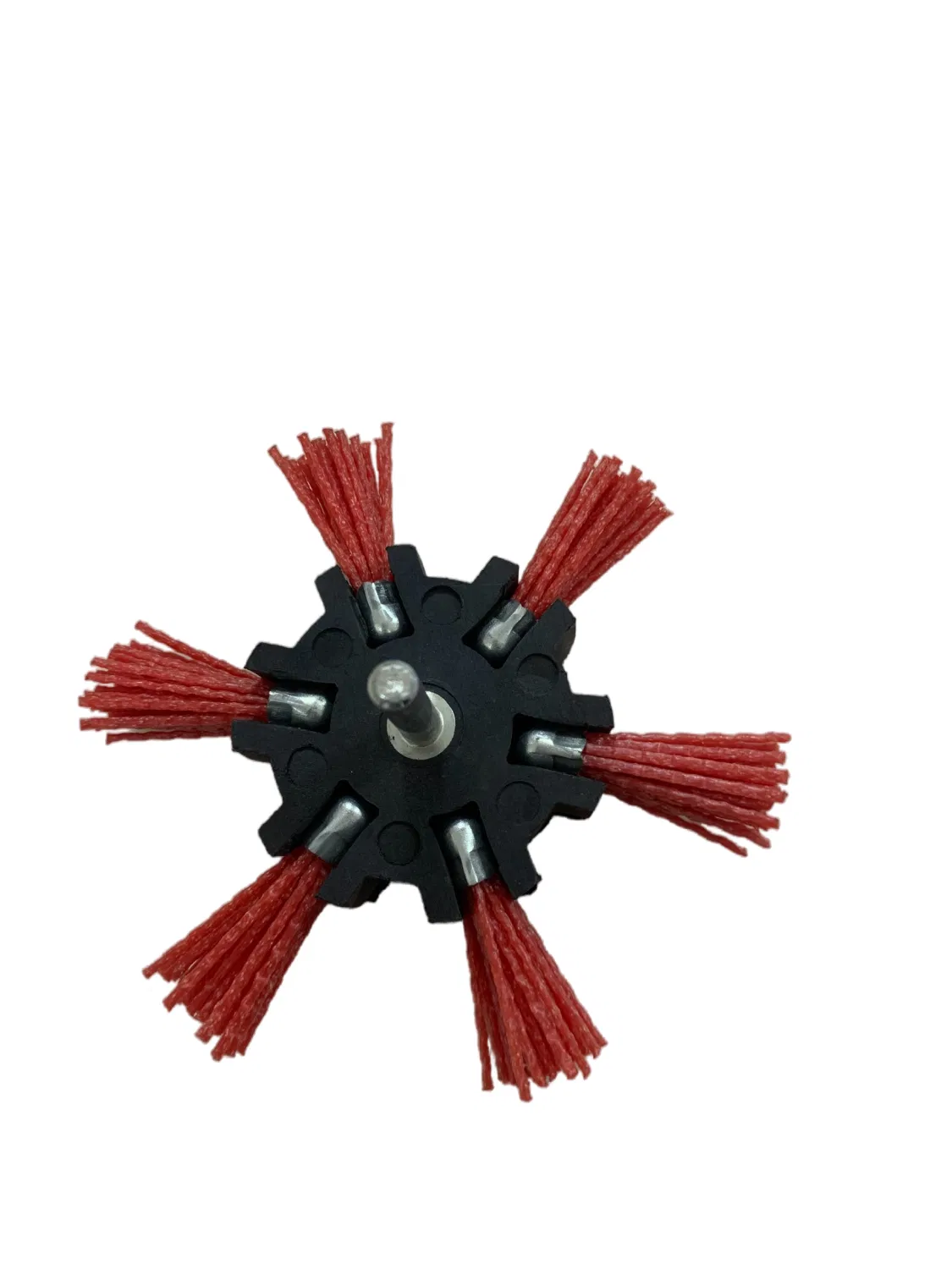 Heavy-Duty Red Nylon Wire Brush for Effective Deep Cleaning