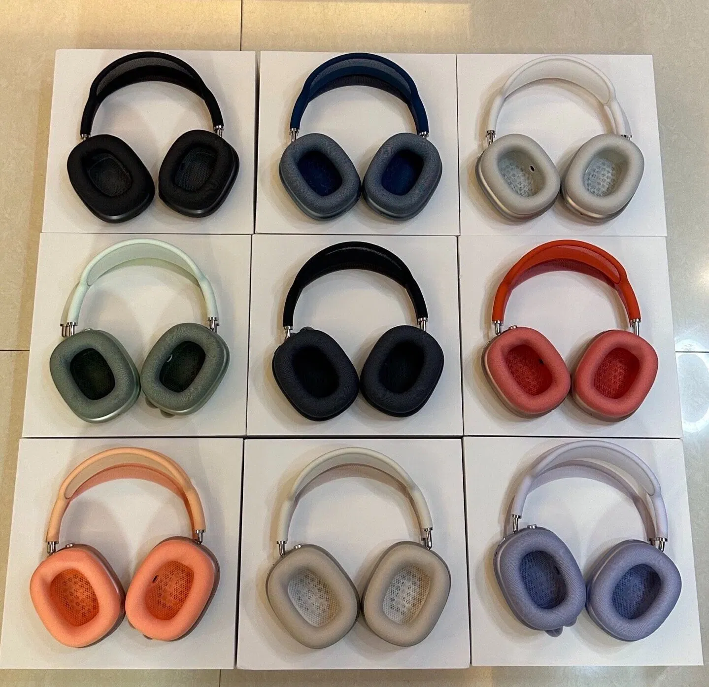 Original Quality Bass Sound Anc Noise Cancelling Wireless Headset Headphone Pods Max Max 2