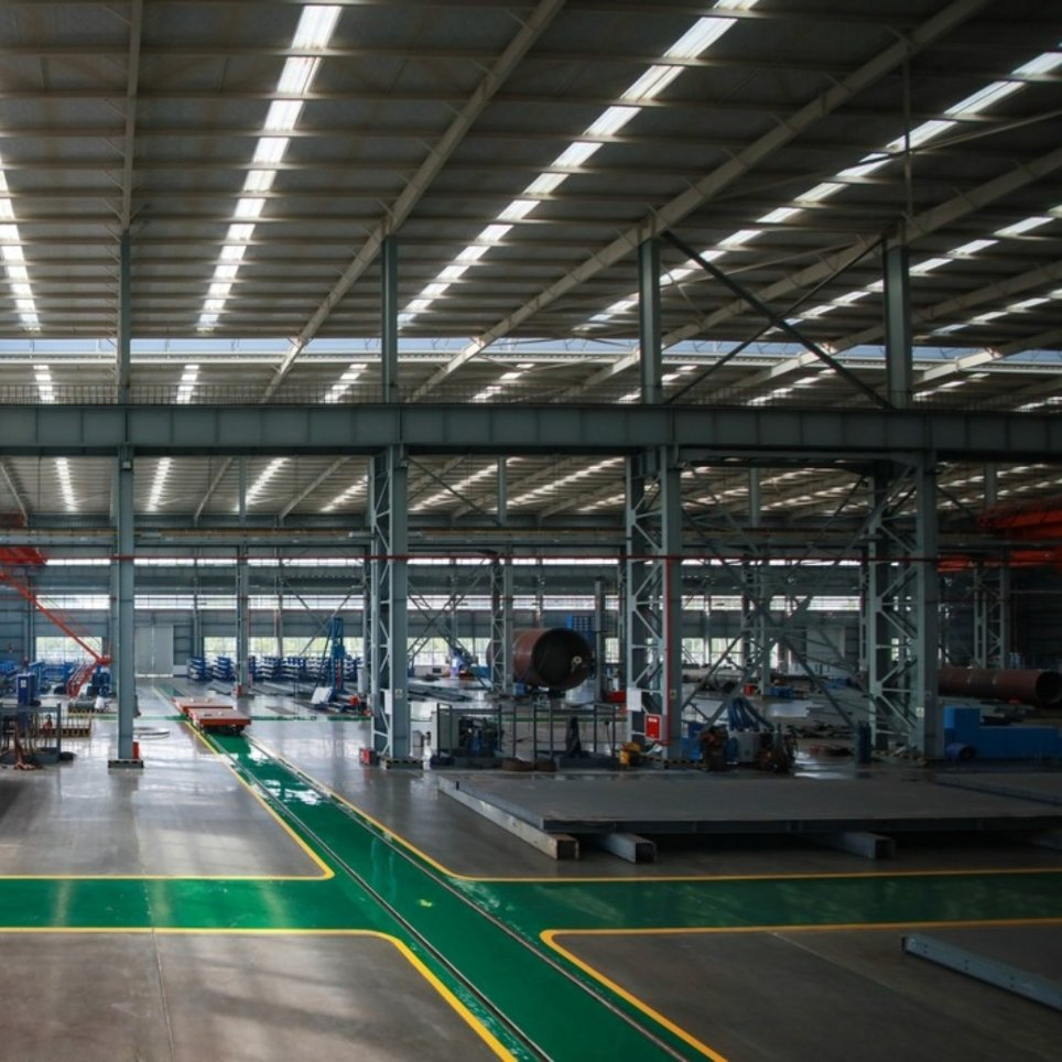 Hot Rolled H Section Steel Column and Beam Versatile Steel Structure Warehouse