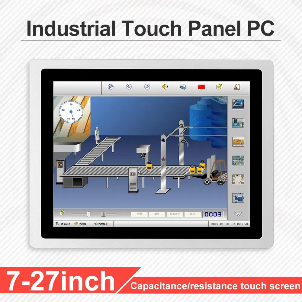 7 8 10 Inch Mini Tablet Capacitive HMI Touch Screens All in One Computer Embedded Industrial Panel PC