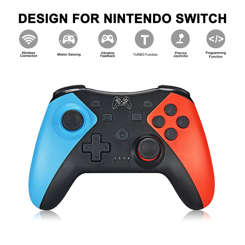 Hot Sale Professional Gaming Wireless Bt Joysticks Gamepad Game Controller for Switch PRO