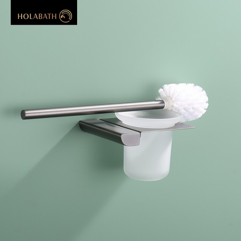 Держатель для туалетного ёршика из нержавеющей стали с антимикробным покрытием