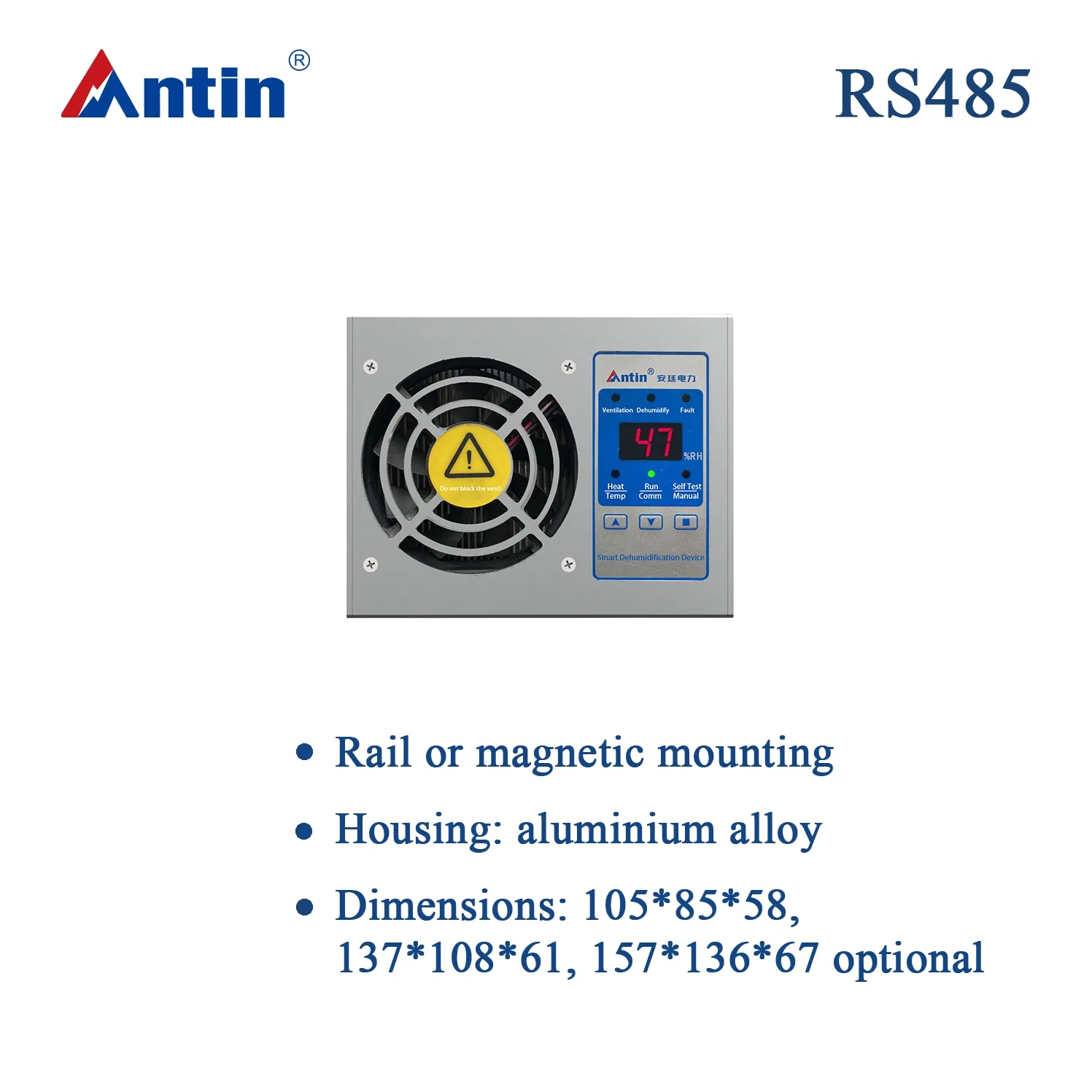 Advanced Smart Dehumidifier Energy Meter with RS485 Connectivity