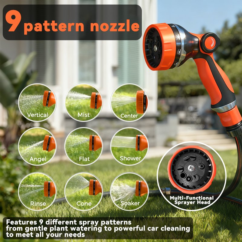 Retractable Water Air and Electric Combinational Hose Reel Assembly-Free High-Pressure Drum of Car Washing Equipment