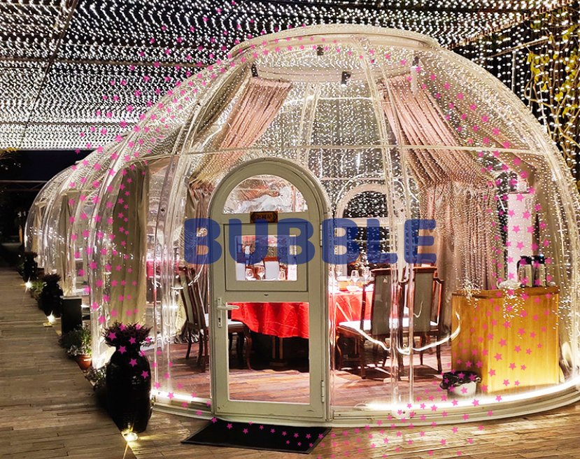 2.5m PC Non-Inflatable Bubble House Transparent Starry Sky Room Tent House Spherical Restaurant Hotel Landscap