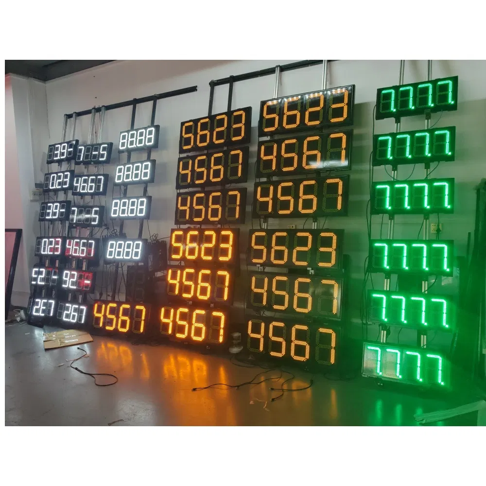 Wholesale Price 8888 LED Petrol Price Sign Gas Station 12inch16inch18inch LED Gas Price Sign Digital Number Sign