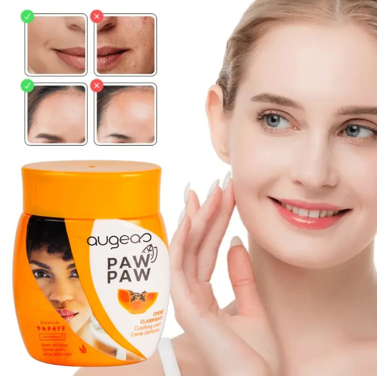 Online Wholesale and Retail High Quality Paw Paw Lotion Set Whitening Cream Crema Curpo Best Moisturizing Whitening Papaya Face Cream & Lotion