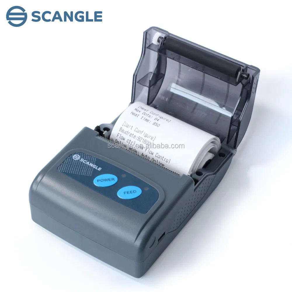 Мини-принтер Bluetooth 58мм для Android, iOS, Windows