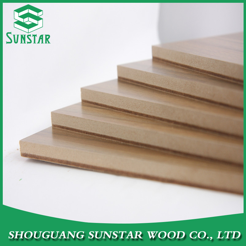 18mm High Glossy Melamine MDF E2 for Furniture