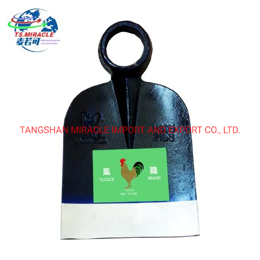 High Quality Railway Steel Hoe Head H305 Cock Brand Hoe for African Market