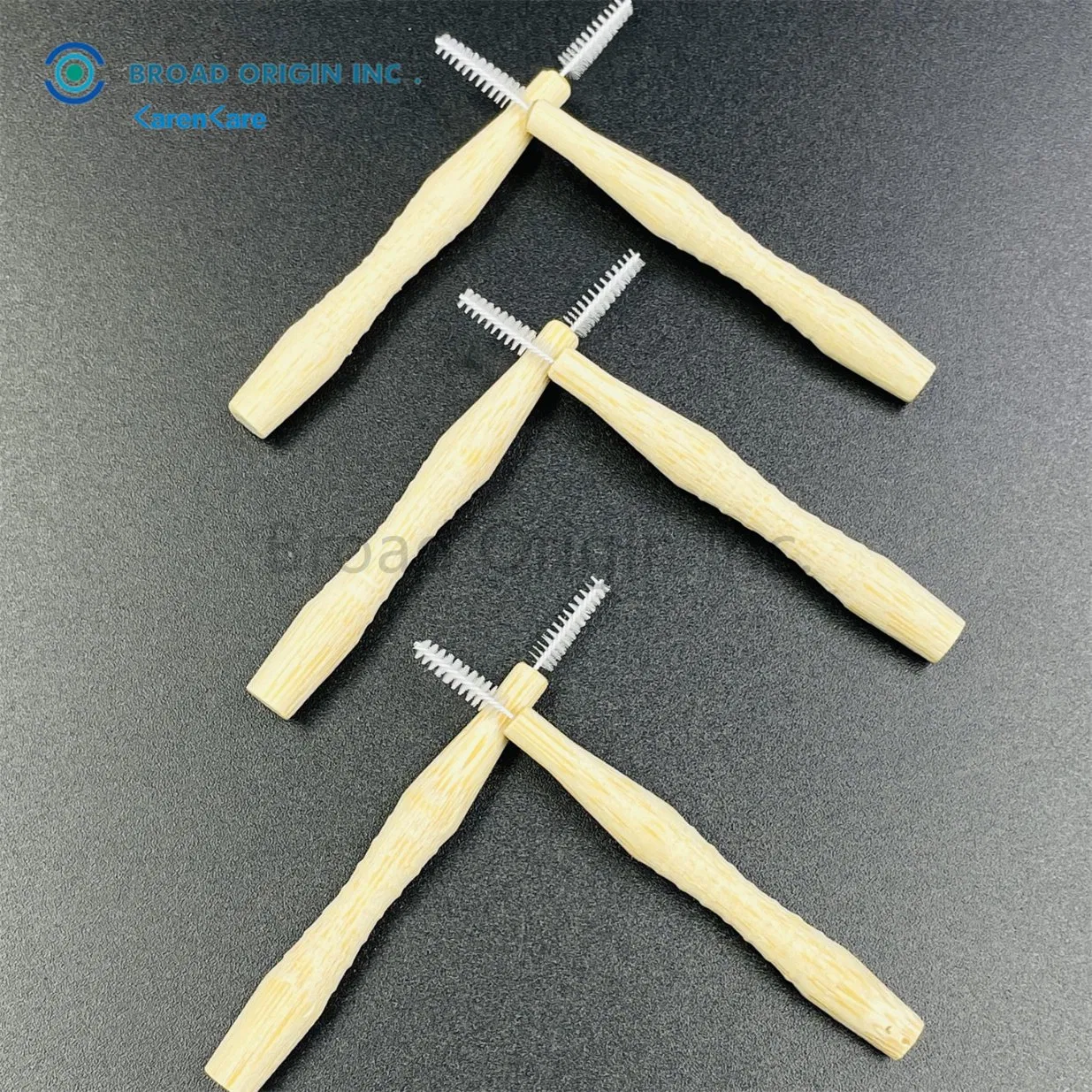 Eco Friendly Biodegradable Bamboo Tooth Pick Biodegradable Bamboo Interdental Tooth Brush (Style 2)
