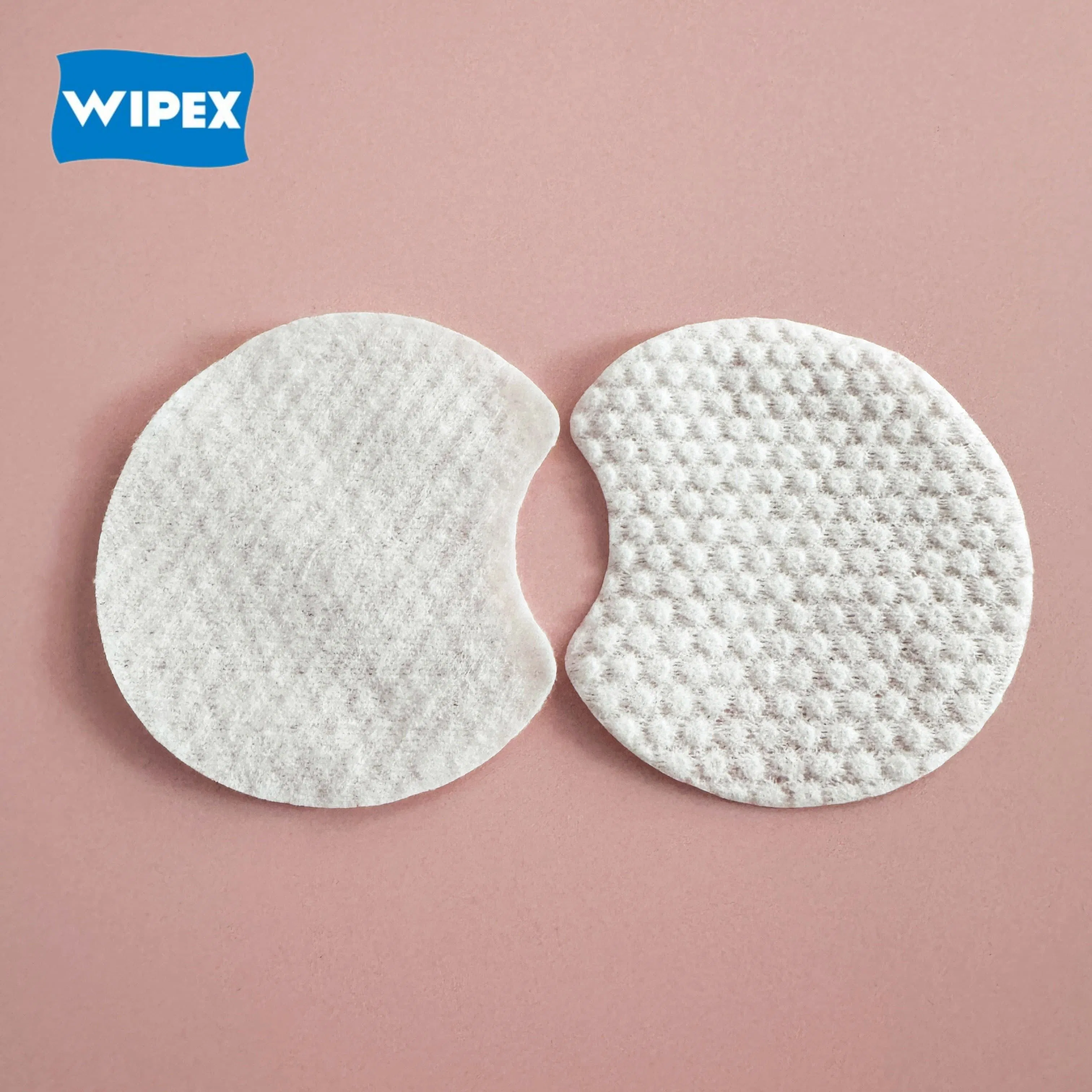Wlpex Facial Care Round Embossed Non Woven Facial Pads Soft Cotton Rounds Lint-Free Makeup Cosmetic Pads