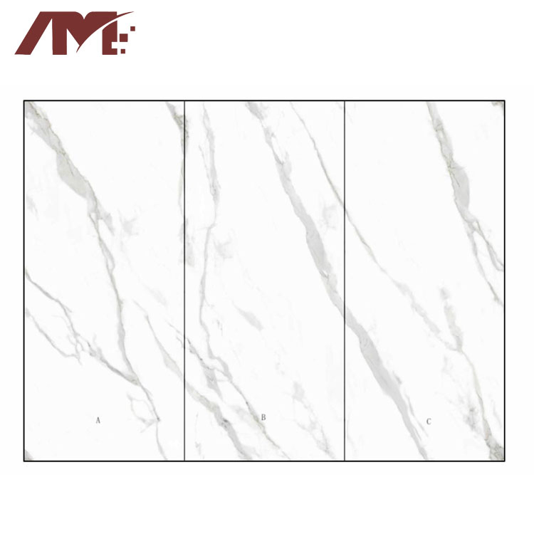 China Porcelain Gray Marble Tiles Slab Wall Sintered Stone