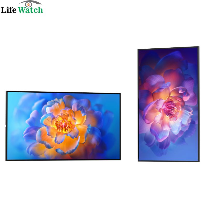 55-Inch Ultra Thin 20mm Android OS Full HD 10mm Ultra-Narrow Bezel Indoor Wall Mount LCD Advertising Digital Display Signage Screen
