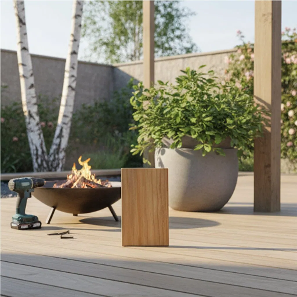 Premium Weatherproof Modified Pine Flooring for Garden, Poolside and Terrace