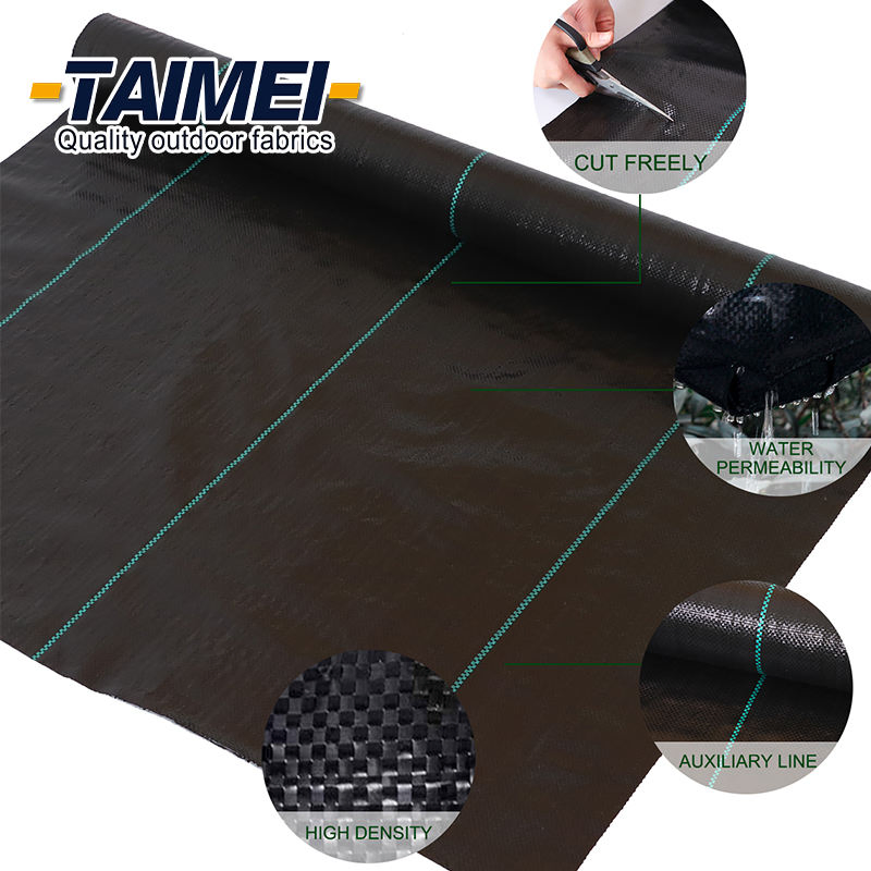 Garden Landscape Fabric Polypropylene Agriculture Ground Cover Control Weed Barrier Mat Factory