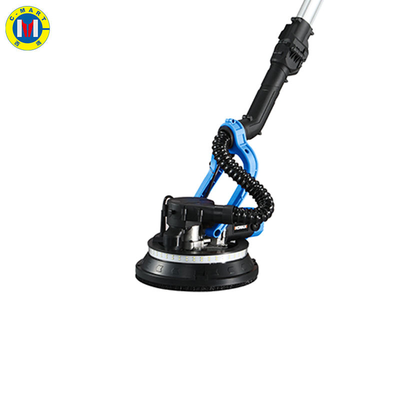 880W 215mm Long Handle Arm Adjustable Speed Sandpaper Putty Grinding Machine Electric Sander Dry Wall