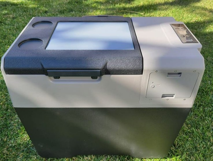 18L/28L Smart Solar Fridge Freezer Car Refrigerator with Portable Power Station for Camping