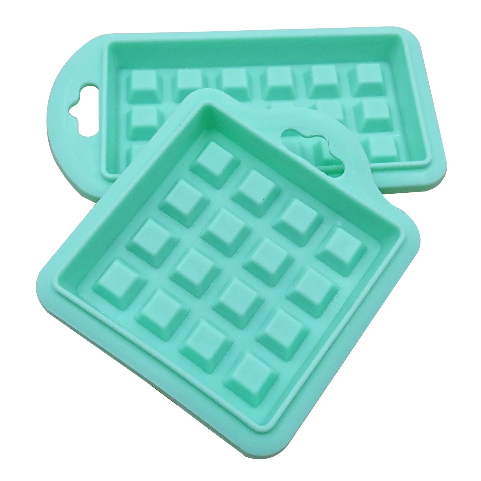 Factory Wholesale Food-Grade Silicone Five-Piece Waffle Mold, New Kitchen Cake Baking Supplies