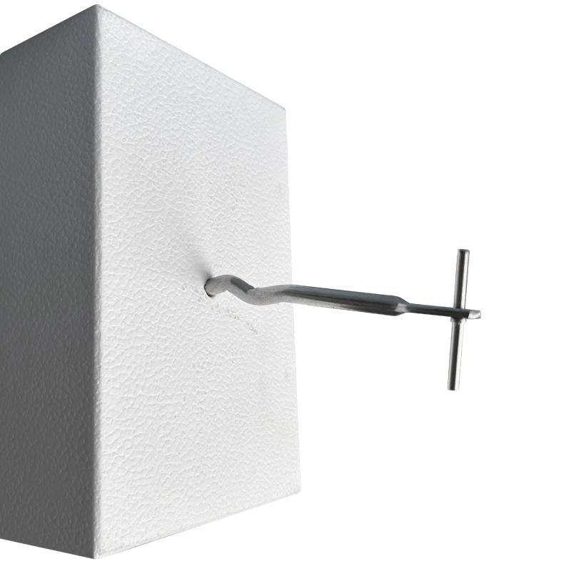 Stainless Steel Grout in Anchor Corrugated Pin Wall Fixing Extrusion