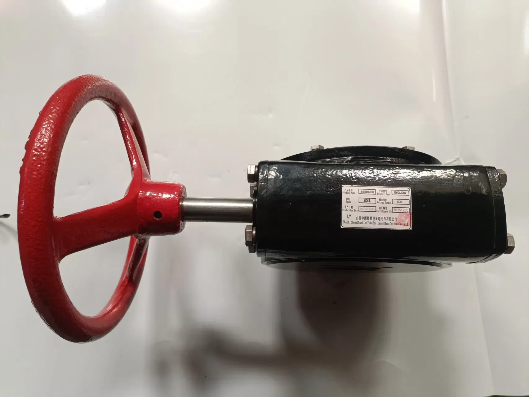 Gearbmanual Worm Gearbox with Handwheel Greater Than or Equal to 120 Degrees Gearbox