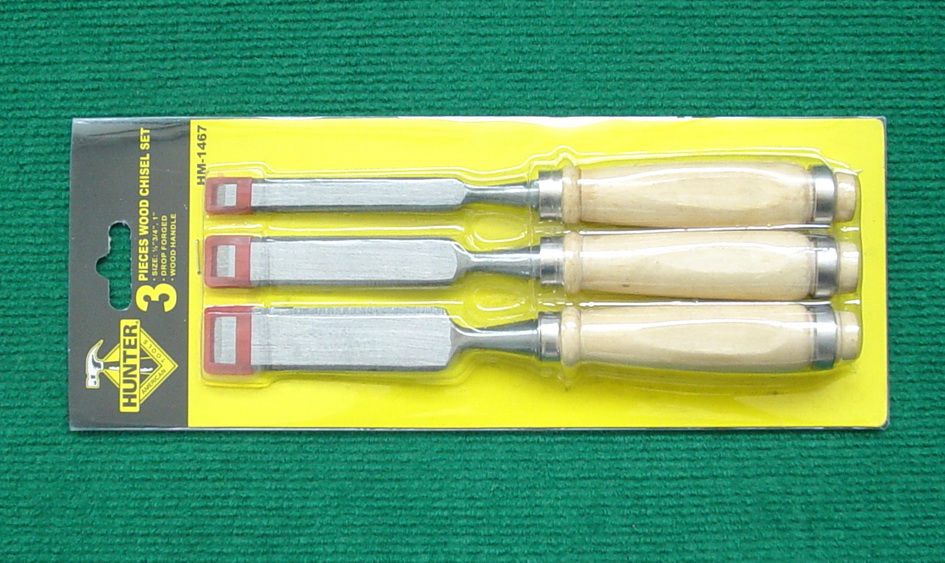 Набор долот для деревообработки, 3 шт.