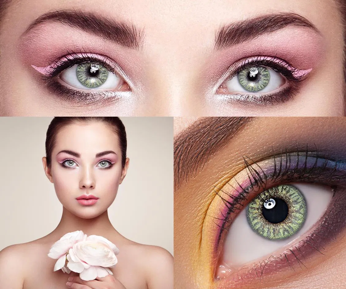 New High Quality and Cheap Price Beautiful Color Contact Lenses From Factory / Can OEM Customized Package