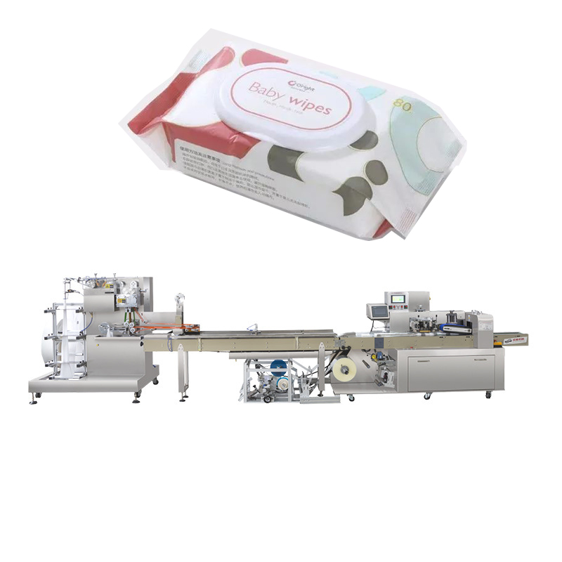 Automatic Wet Wipes Packaging Machine Single Sachet Multi Pack Wet Wipes Machine