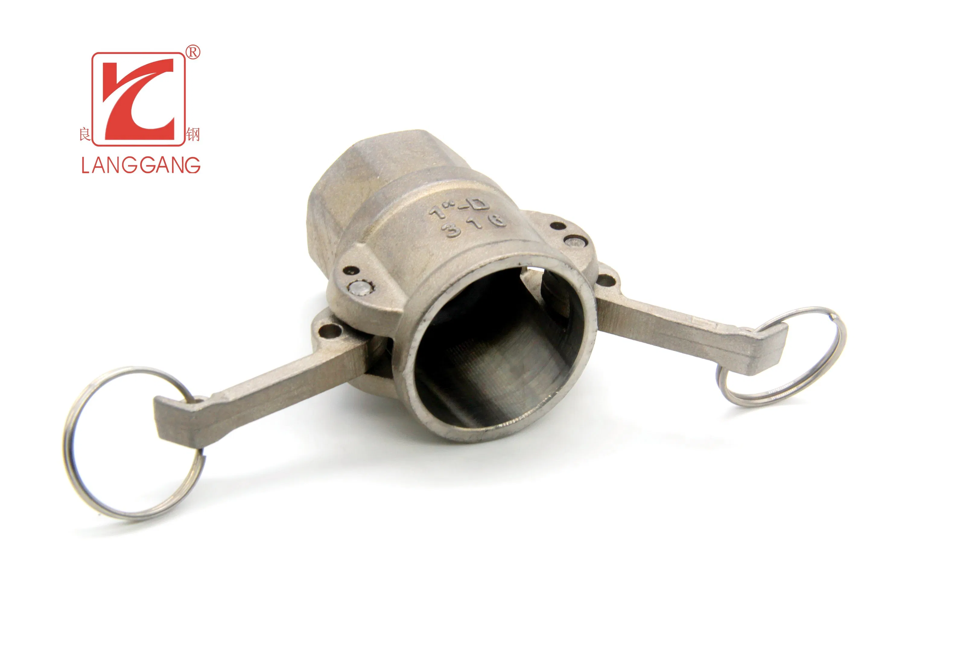 Lianggang Investment Casting Stainless Steel Threaded Type D Camlock for Hoses