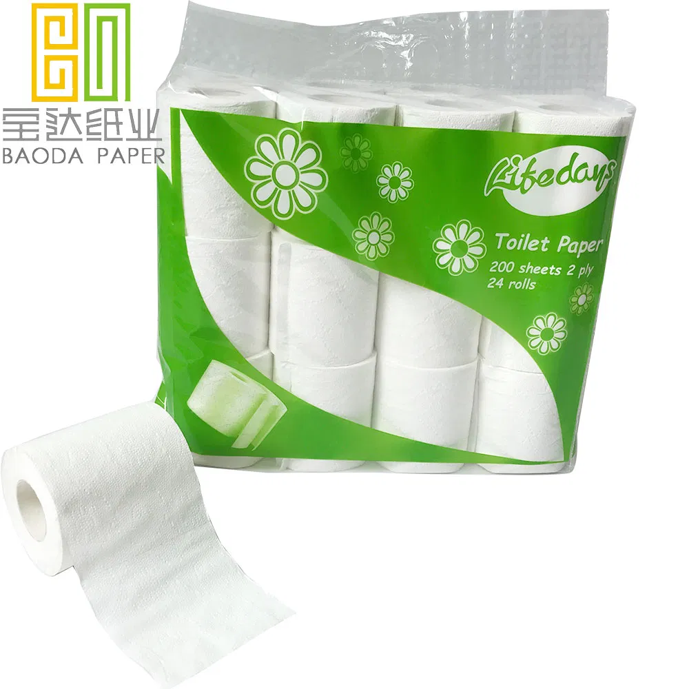 High Quality Best Price Organic Standard Toilet Paper Tissue Rolls in Bulk