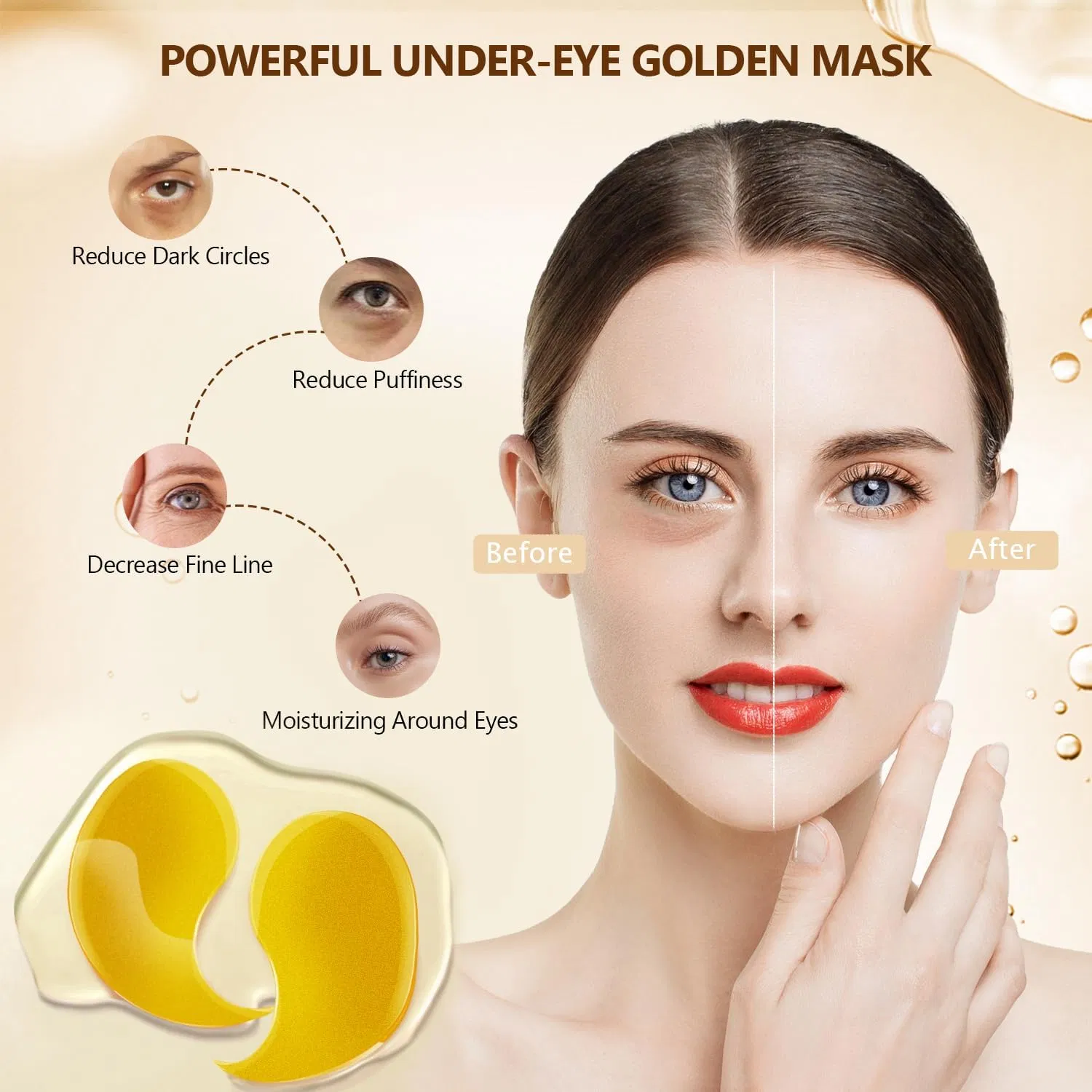 Lift & Tighten Eye Mask Smooth Crow Feet Boost Elasticity