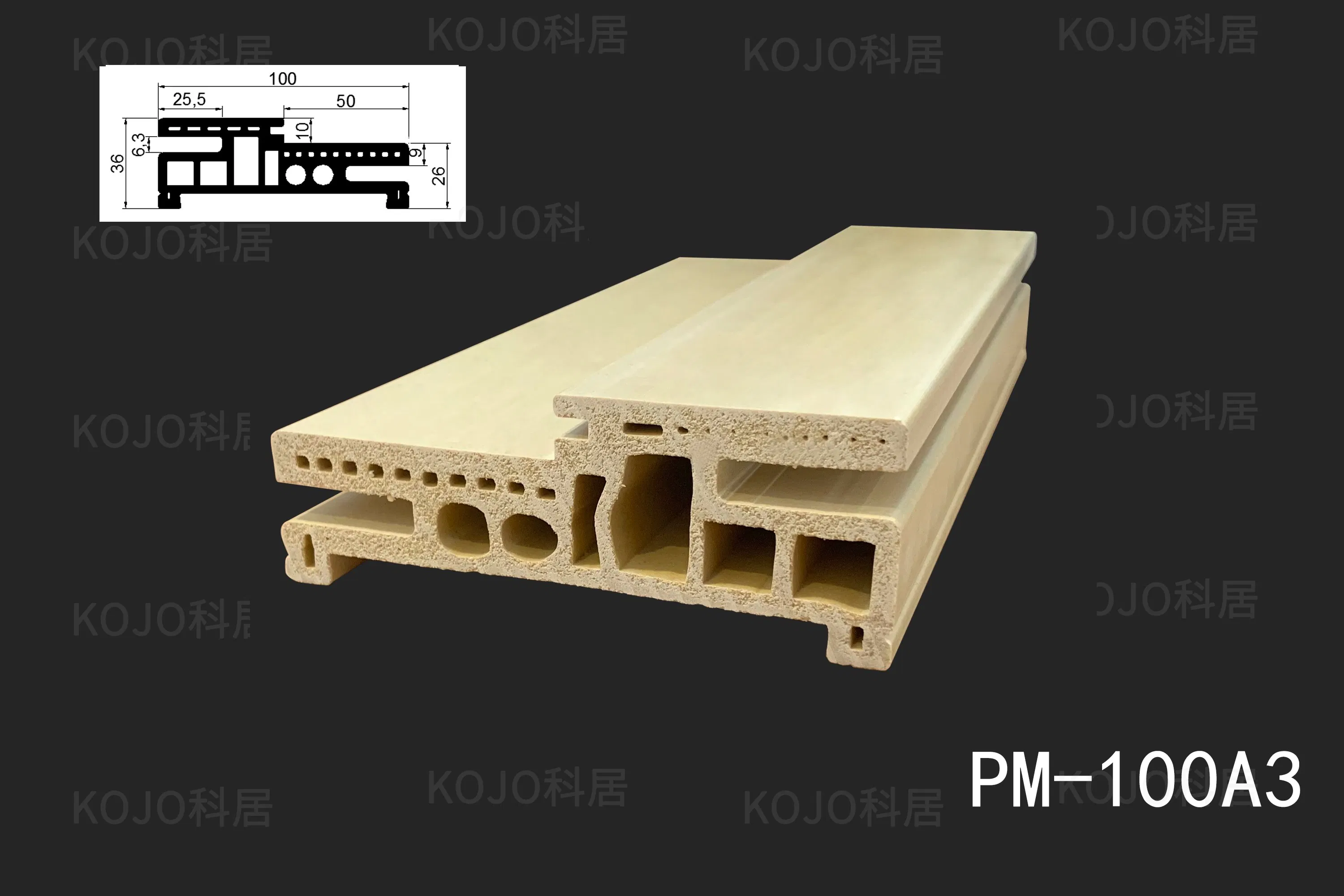Premium Stylish WPC Door Frame with Durable PVC Coating