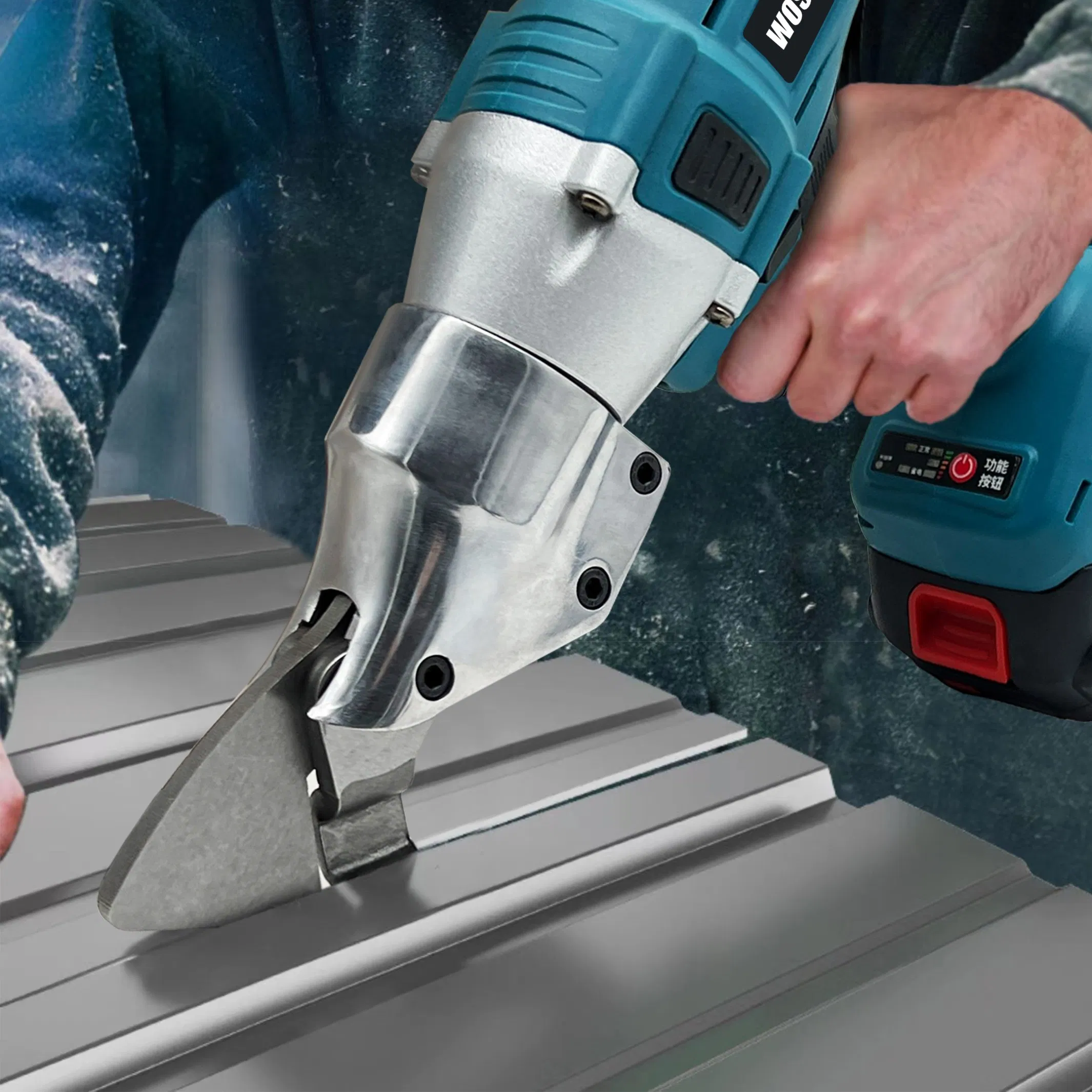 Электрические ножницы Wosai 20V для резки листового металла