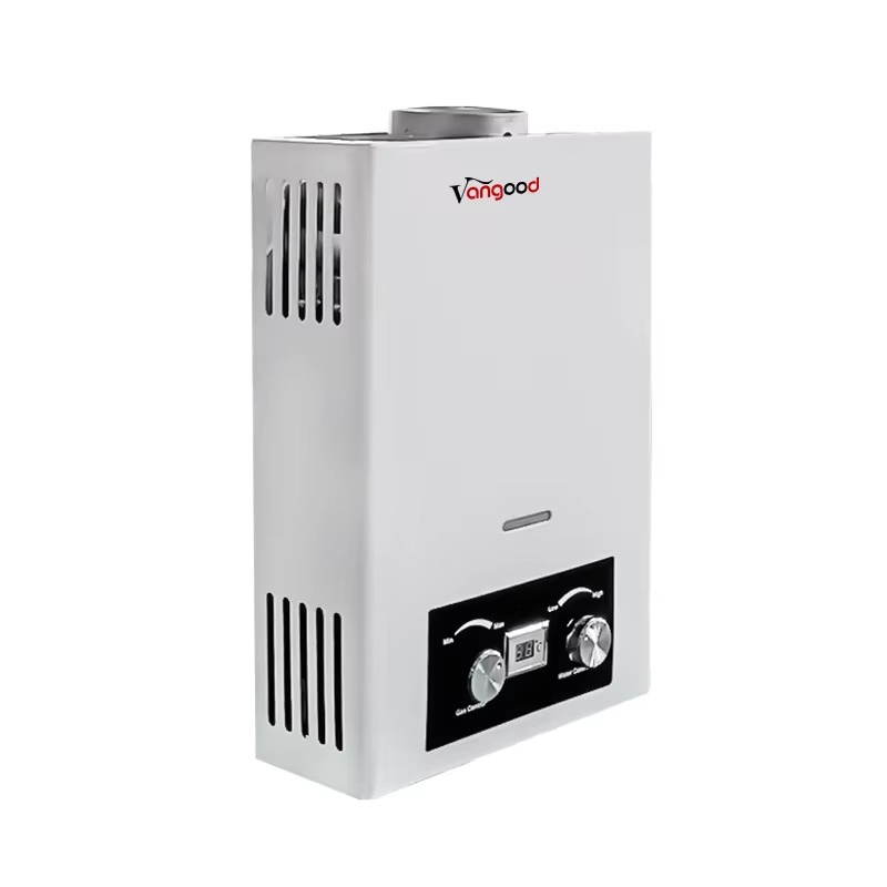 High Quality Custom Villa Natural Gas Geyser Wall Mounted Tankless Gas Water Heater 6L