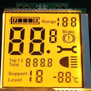 3 Inch Customized Tn 7 Segment LCD Display