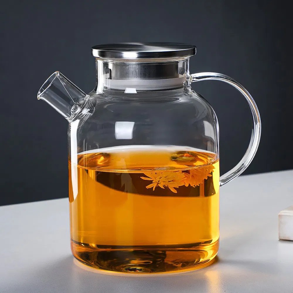 Lemonade Clear Glass Juice Container Glass Teapot Bl30088