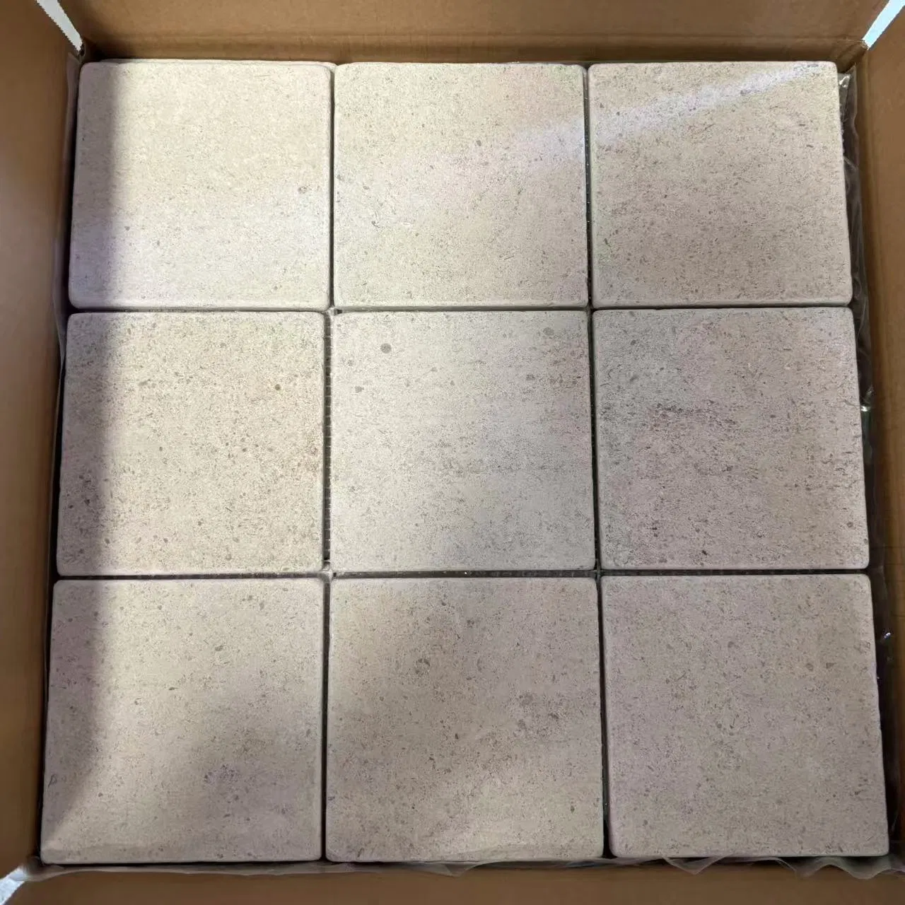 Pari Portuguese Beige Limestone Natural Stone Mosaic for Decoration Interior Design Wall Cladding