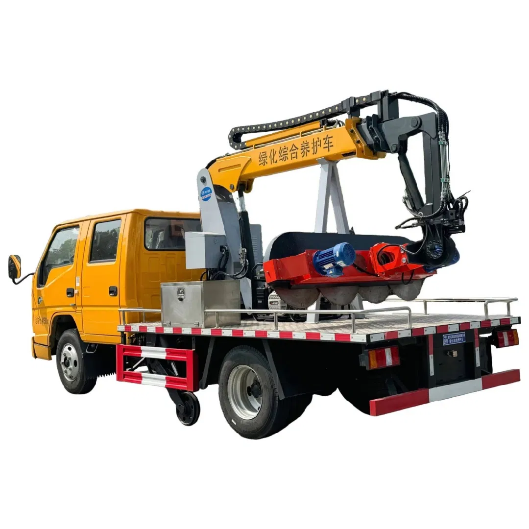 Reliable Quality Easy Operation Landscaping Machinery and Equipment Hedge Trimming Vehicle with Adjustable Trimming Angles Multi Purpose in One Vehicle