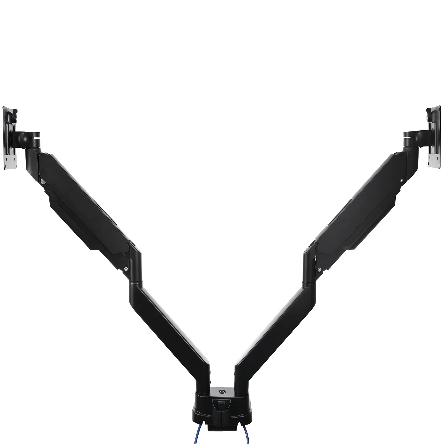 Кронштейн для двух мониторов черный