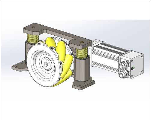 Integrated Mecanum Wheel Driving Unit