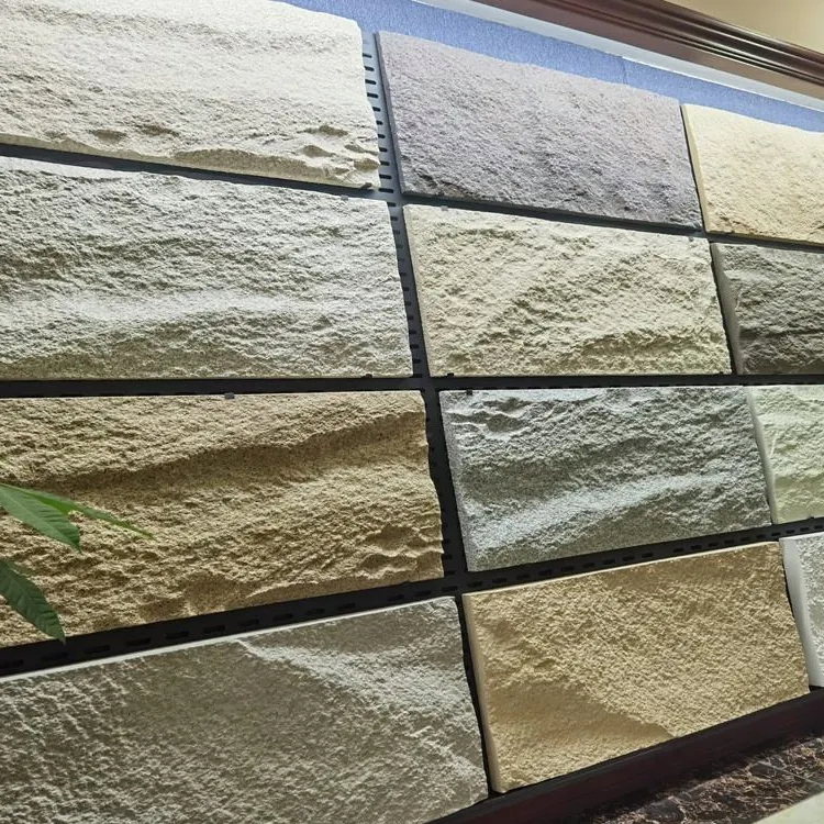 Luxury PU Faux Artificial Stone Insulated Artificial Panel for Outdoor Wall
