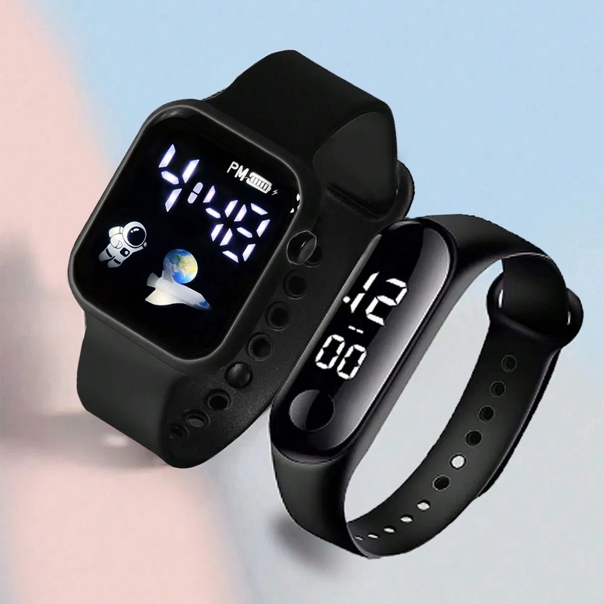 Watch Gift Set Black Watch Gift Set Cartoon Teenager