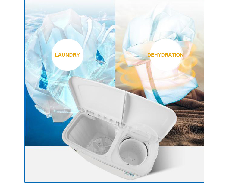 Vestar Washing Machine 5.6-7.0kg Hot Selling Twin Tub Top Loading Semi Automatic Energy Efficient Grade 1 Touchscreen Control