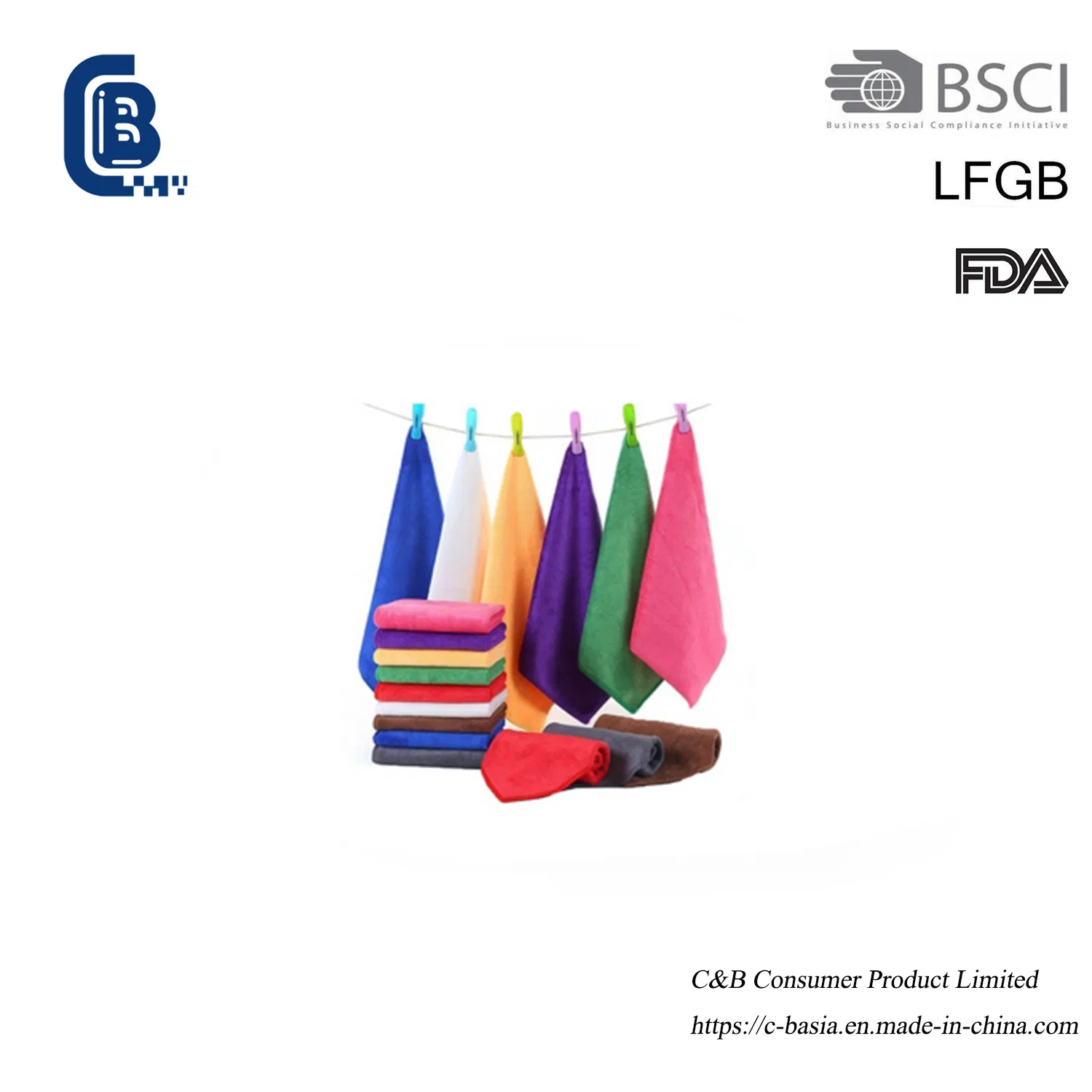 Quick-Drying Microfiber Bath Towels with High Water Absorption