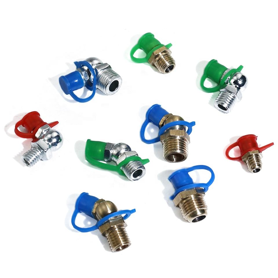 Carbon Steel Zinc Plated Grease Nipple DIN71412 M6X1, M8X1, M10X1, 1/4, 1/8, Auto Pipe Nipple Fitting Thread Nipples Grease in Other Auto Parts