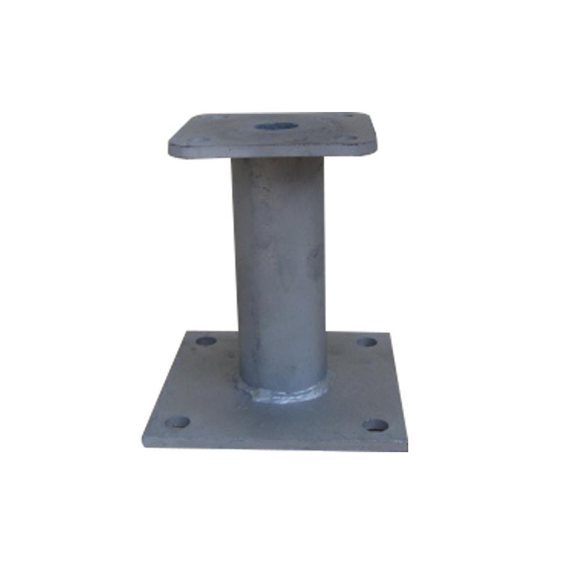 HDG Carbon Steel Post Base with Pipe