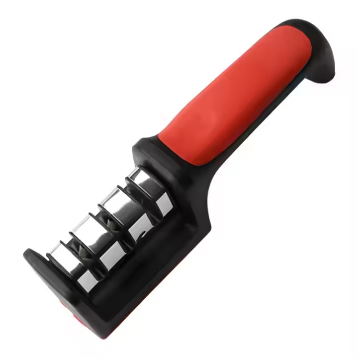 New 4 in 1 Household Knife Sharpener Creative Manual Fast Sharpening Knife Scissors Tool Knife Sharpening Equipment Best Portable Stainless Steel Knife Sharpene