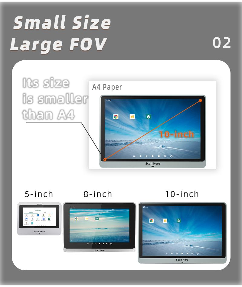 Android 11 Wall Mount 10-Inch Price Checker Tablet with 1d/2D Scanner Er220